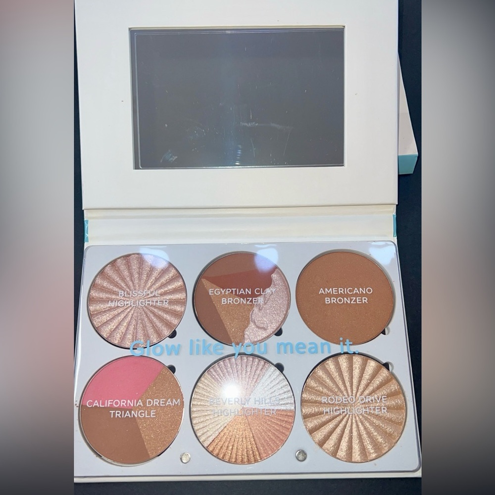 OFRA On The Glow Palette - White with Blue and Pink Accents